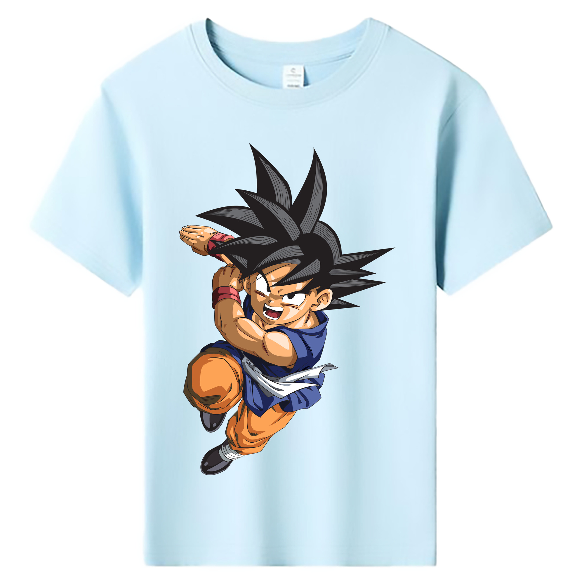 （画像用） ドラゴンボール 孫悟空（そん ごくう）Son Goku カカロット DRAGON BALL Kakarotto 綿100％キッズTシャツ（フロントプリント）